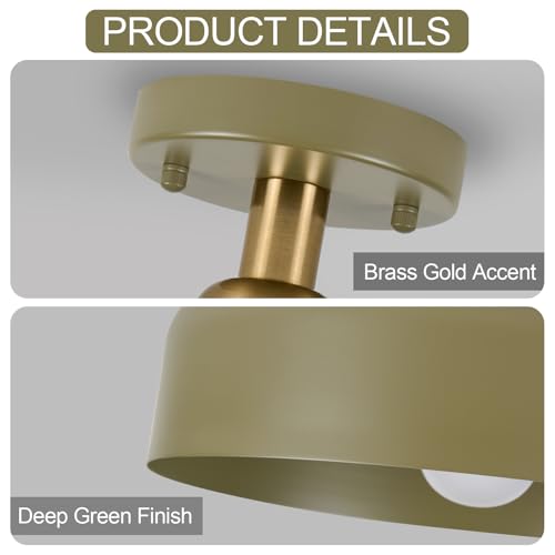 Modern Semi Flush Mount Ceiling Light Fixture