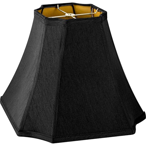 GO&S0 13.2" Medium Bell Lamp Shade Black