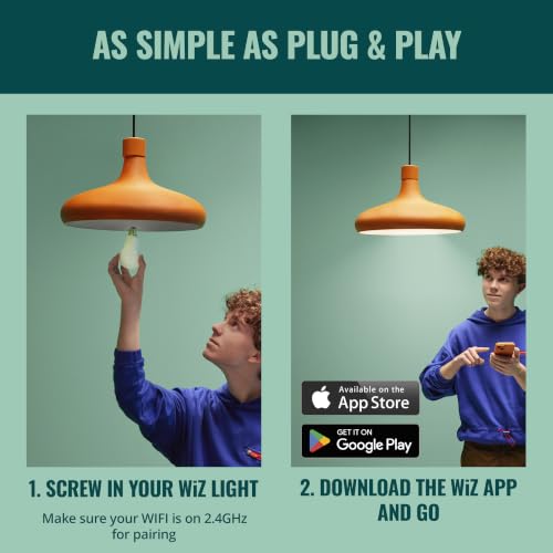 60W ST19 Tunable White Filament LED Smart Light Bulbs
