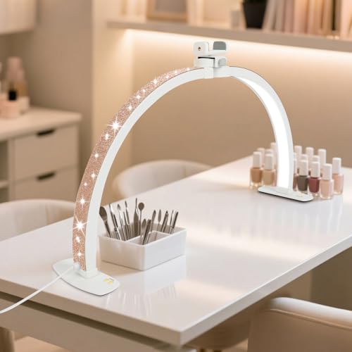 Half Moon Light for Nail Desk
