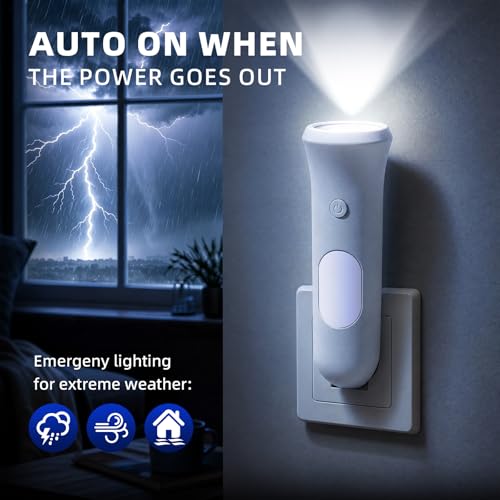4 in 1 Emergency Power Failure Lights for Home (4 Count)