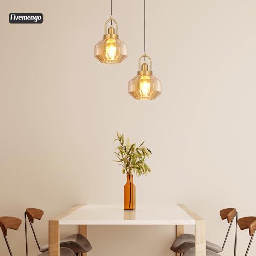 9in Mid Century Modern Pendant Light