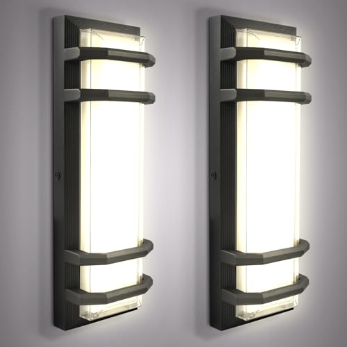 LED Outdoor Wall Lights (2 Count)