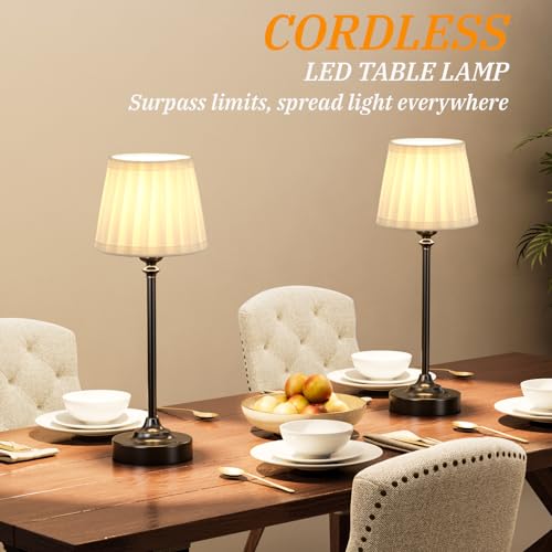 Cordless Table Lamps Rechargeable Set (2 Count)