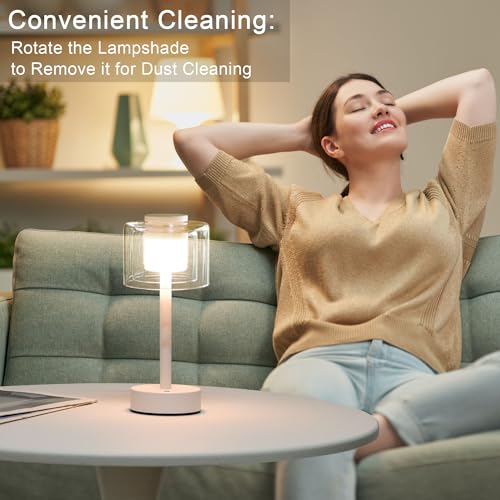 Industrial Touch Control Table Lamp 11" H 3