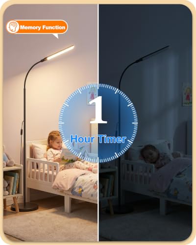 LED Floor Lamp (Black)