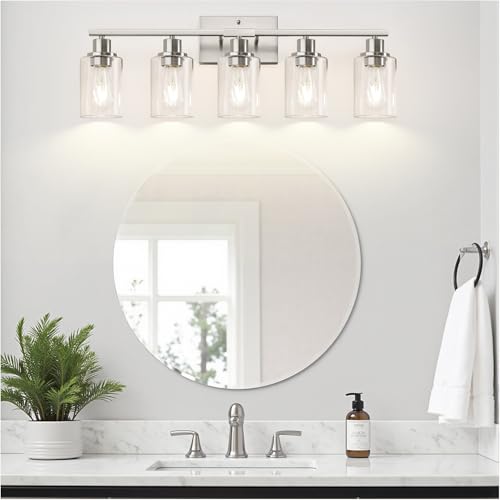 5 Light Bathroom Light Fixtures