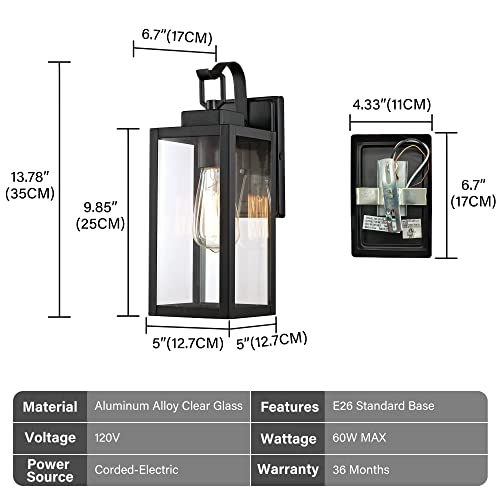 Outdoor Wall Lights (2 Count)