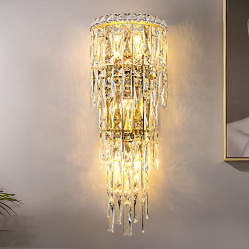 Modern K9 Crystal Wall Sconce