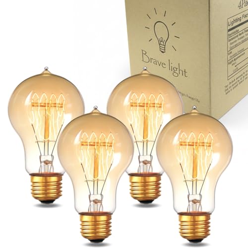 Edison Bulb A19 (4 Count)