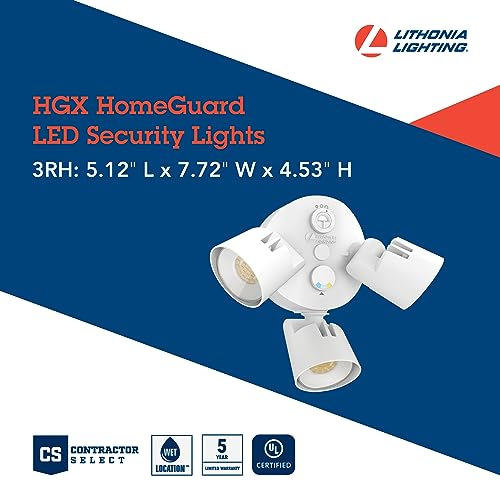 HomeGuard 3 Light LED Outdoor Flood Lights