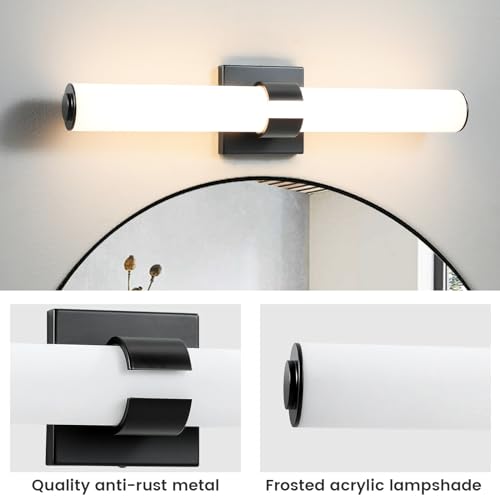 Black Vanity Lights for Bathroom