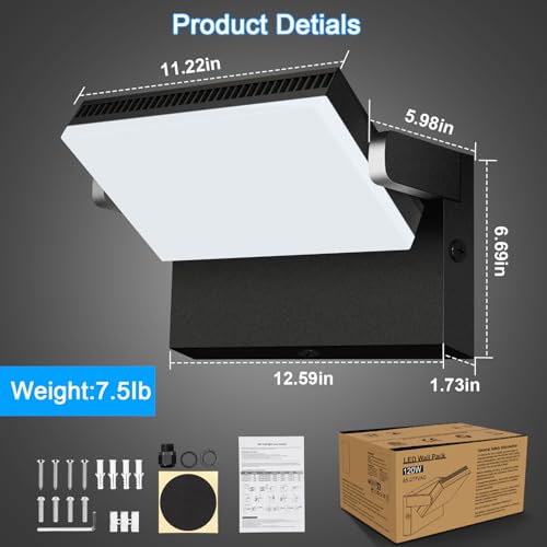120W Modern Sleek LED Flood Light