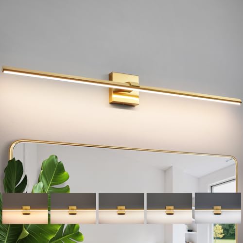 Modern Bathroom Light Fixtures Over Mirror