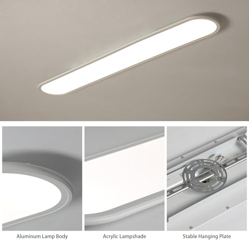 4FT LED Flush Mount Ceiling Light