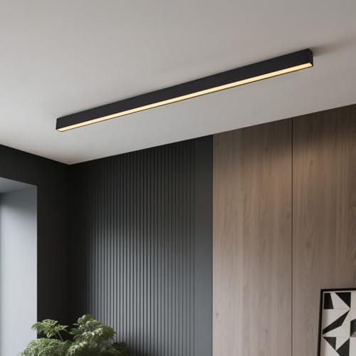 Black ceiling light LED