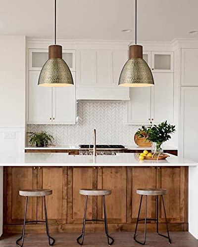 2 Pack Hammered Pendant Light Fixtures (2 Count)