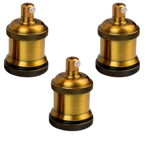 Vintage Edison Lamp Holder 3 Pack (3 Pack 3)