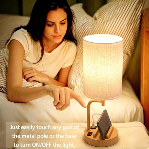 Touch Control USB Table Lamp with USB C