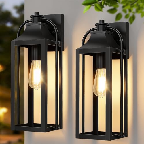 2 Packs Outdoor Wall Lights (2 Count)