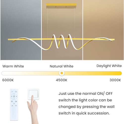 Modern Design Dimmable Desk Linear Pendant Light