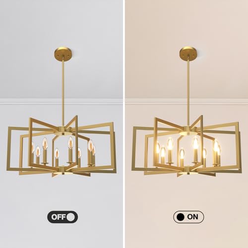 Modern Gold Chandelier