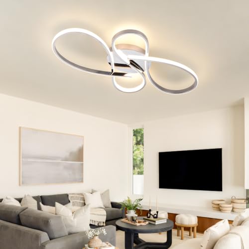 66W Dimmable Modern LED Ceiling Light Fixtures 3000K