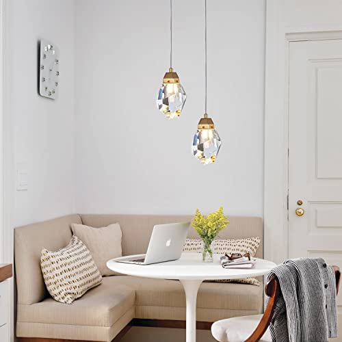 1 Light Crystal Pendant