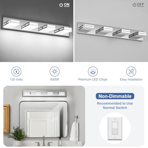 LED Bathroom Vanity Light Fixtures