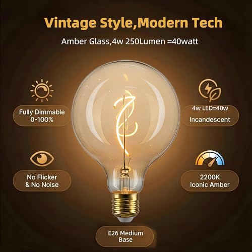 G125 G40 Oversized LED Edison Bulb