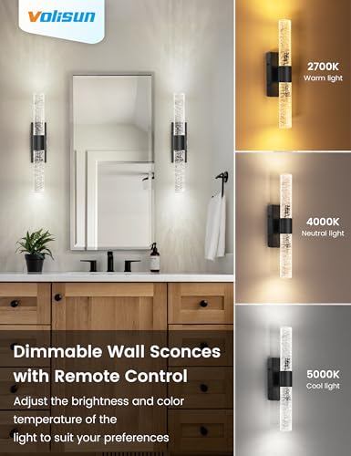 Battery Operated Wall Sconces Set of Two (2 Count)