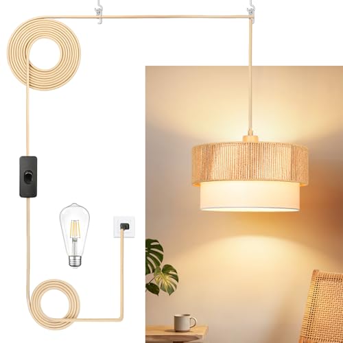 Boho Plug in Pendant Light