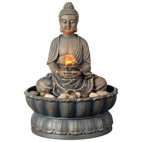 Tabletop Water Fountain with Buddha