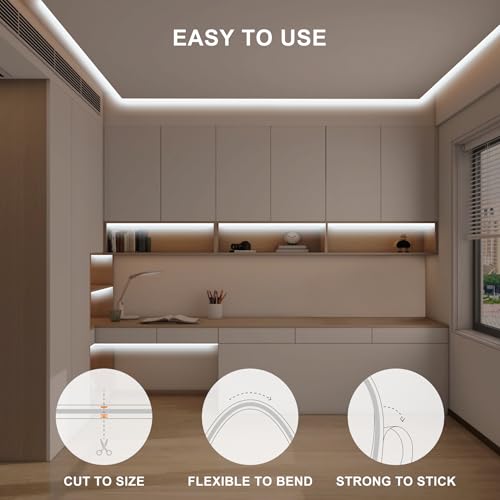 16.4ft COB Led Strip Light with Remote (16.4 Foot)