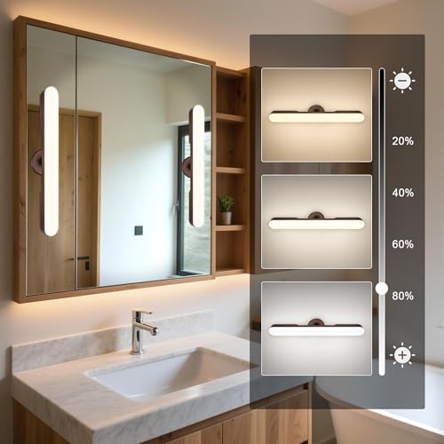 Set of 2 Wireless Vanity Makeup Lights for Mirror (2 Count)