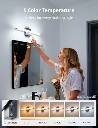 Bathroom Light Fixture Over Mirror (2 Count)