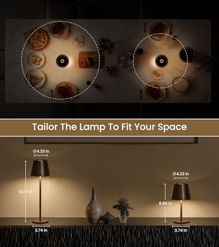3 Pack Cordless Table Lamp (3 Count)