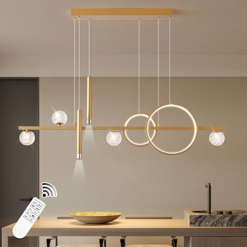 LED Gold Chandeliers
