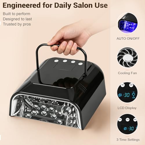 Rechargeable UV LED Nail Lamp Cordless