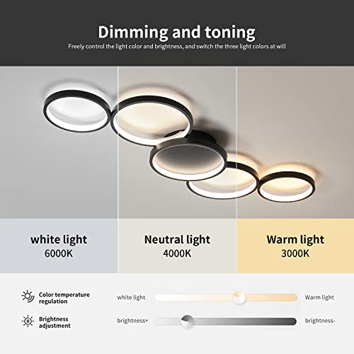 Modern LED Flush Mount Ceiling Light