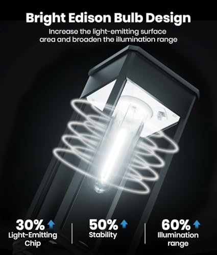 Solar Pathway Lights Outdoor (4 Count)
