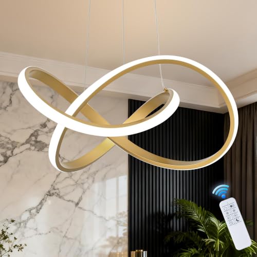 Modern LED Pendant Light with Remote & 3