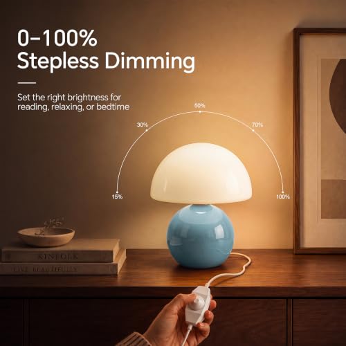 Mushroom Lamp Table Lamp for Bedroom