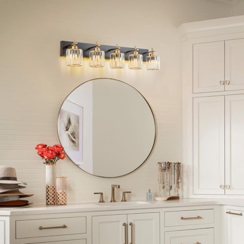 Modern Crystal Bathroom Vanity Lights