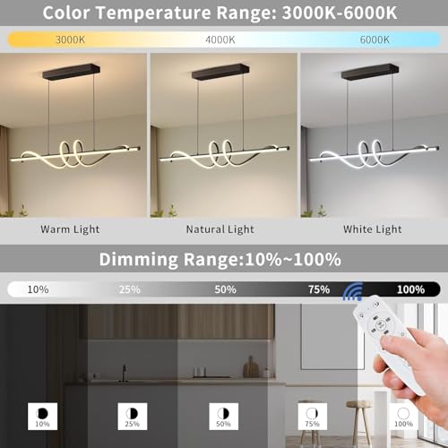 Modern LED Pendant Lights Kitchen Island