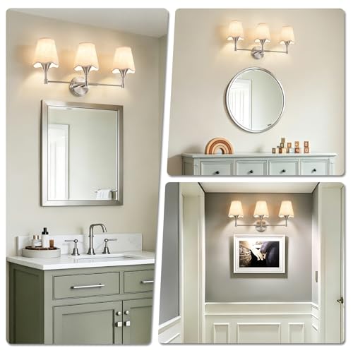 Brushed Nickel Bathroom Vanity Light (Brushed Nickel / 3 LIGHT)