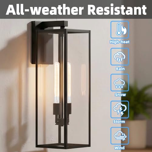 1 Pack 25in Extra Large Outdoor Wall Light 2