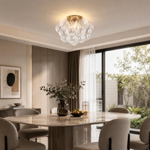 Mid Century Modern Flush Mount Ceiling Light