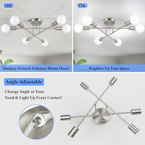 Modern Sputnik Chandelier