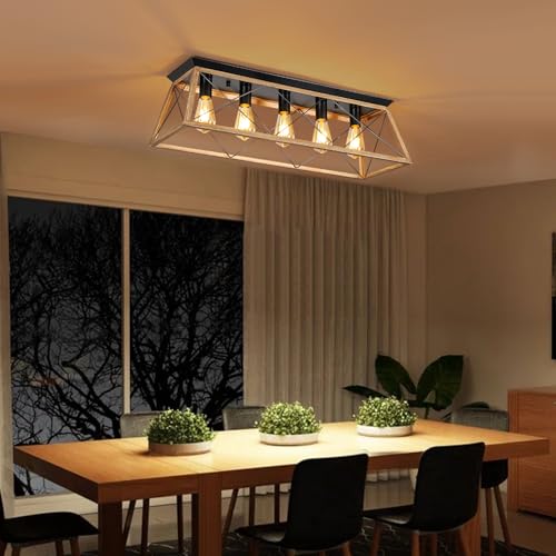 31.5" Flush Mount Ceiling Light Fixture